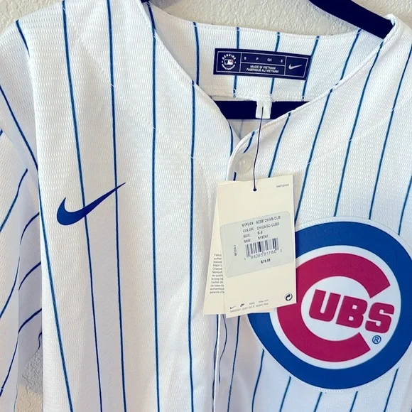 NEW with tags, child size 8, Chicago Cubs jersey